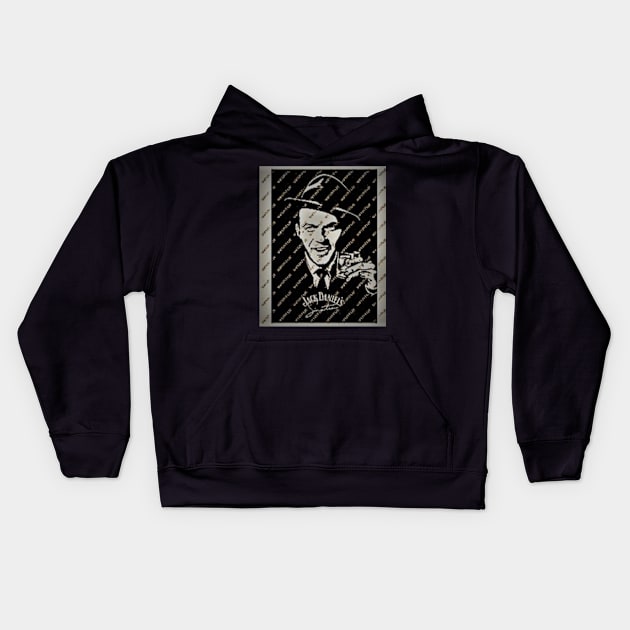 Frank Sinatra Kids Hoodie by kearlgallegos